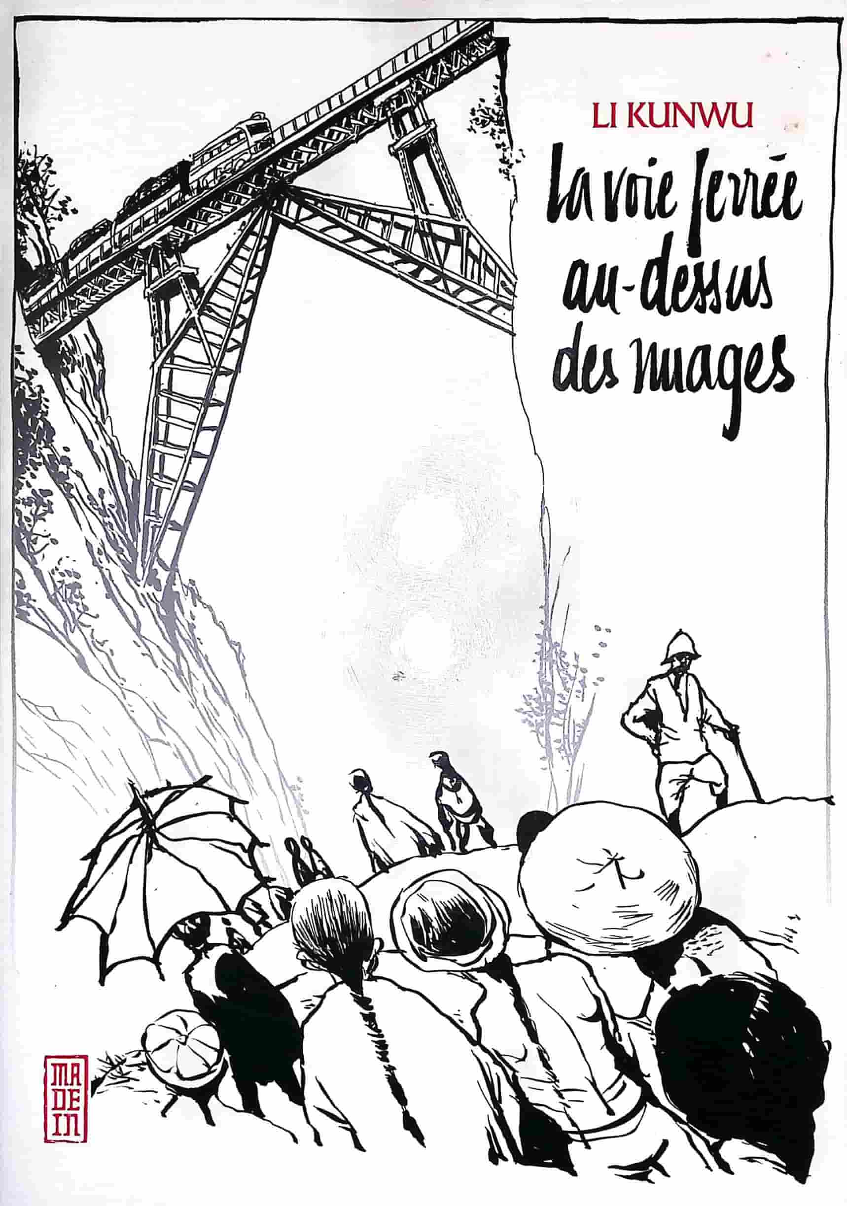 La voie ferrée au-dessus des nuages